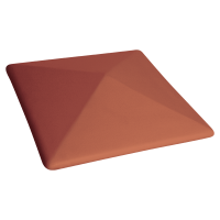 Ковпак на стовпчик до паркану 01 Ruby-red, King Klinker
